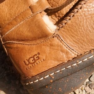 UGG lace up and faux fur boot